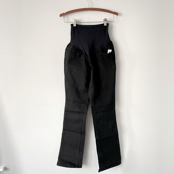 Old Navy Denim - Old Navy Maternity Full Panel Boot Cut Black Jeans